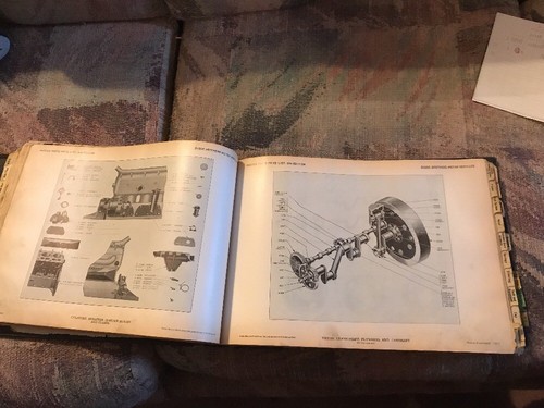 Antique Vintage Dodge Brothers Master Parts List Manual Book Catalog