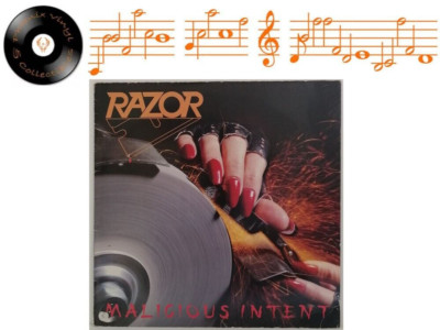 Razor Malicious Intent Vinyl LP Rare - EX