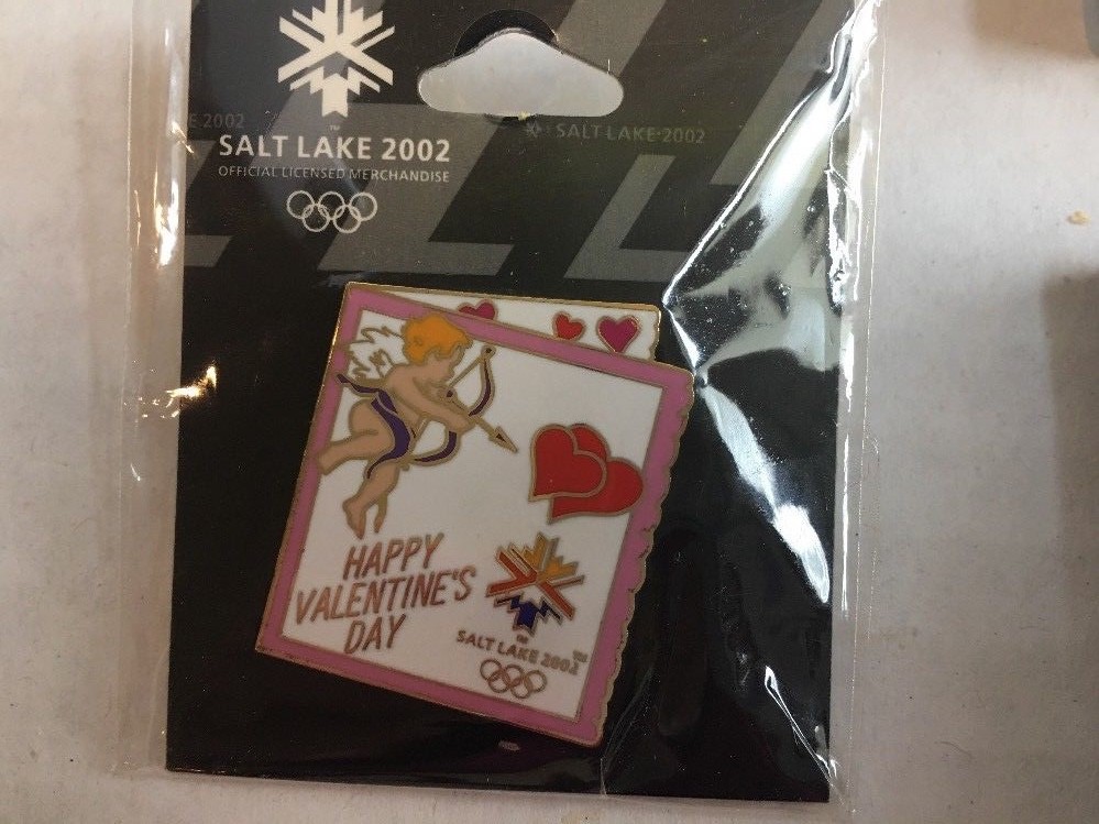 Olympics Salt Lake City Pins 2002 Lot of 5 Pins Valentine Sking Limited Edition