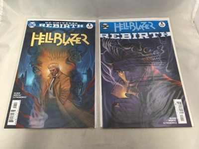 Hellblazer Rebirth One Shot and Hellblazer #1 DC Comics Rebirth 2016 VF+
