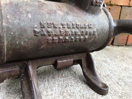 Antique Cast Iron Meat Grinder New Triumph P. S. & W. Company 1895