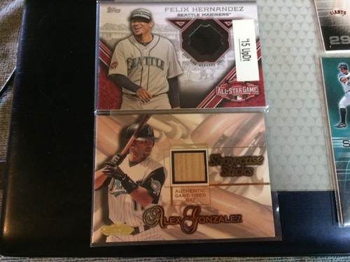 LOT 9 UPPER DECK TOPPS BASEBALL STITCHES SWATCHES AUTHENTIC JERSEY CARDS