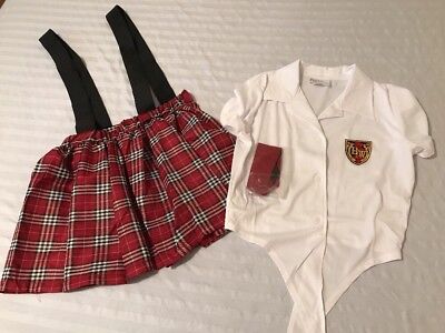 School Girl For Women Sexy Outfit By Dream Weavers Small New Halloween Etc