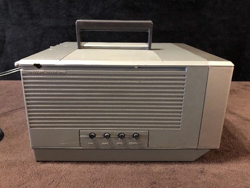 General Electric Black & White TV VHF/UHF AC/DC Analog # 7-7130A !