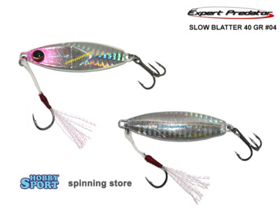 SLOW BLATTER CAST OVAL 40 GR EXPERT COL.04 PINK S. 7 CM METAL JIG SLOW PITCH