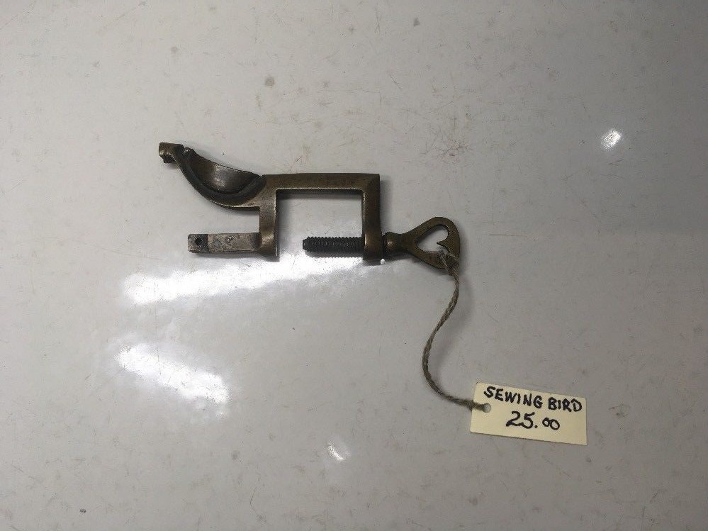 Vintage Brass Sewing Machine Bird Parts