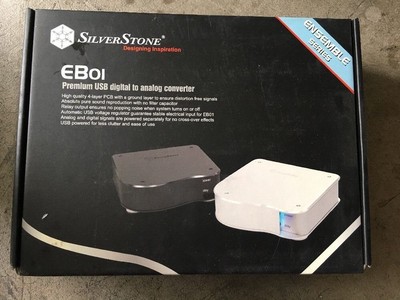 Silverstone EB01 Premium USB digital to analog converter DAC In Box 40Black41