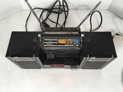 RARE JVC MINI BOOMBOX PC-RM100JW- LINE IN-