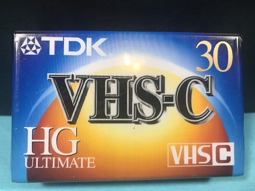 TDK VHS-C TC-30HG Ultimate Camcorder Compact Video Cassette TAPE (L)