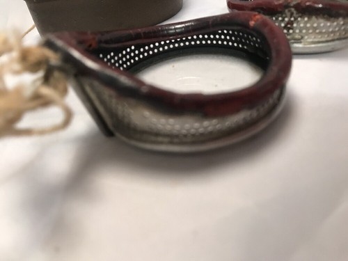 Antique Willson Safety Glasses Goggles Vtg Retro STEAMPUNK Spectacles 1920s USA