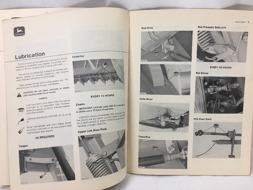 John Deere 1209 Mower-Conditioner Owner Operator Manual OM-E54359