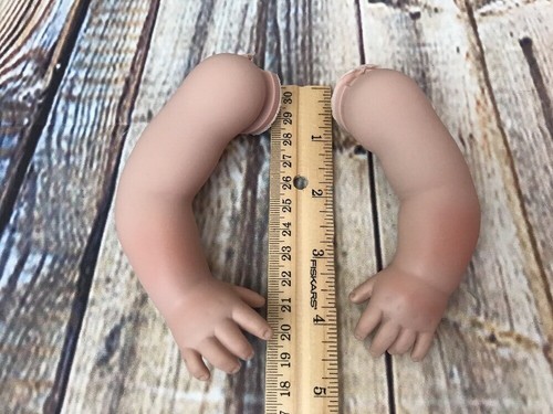 Vintage Rubber Vinyl Large Chubby Baby Doll Arms (4 3/4”) & Legs (6”) Set Parts