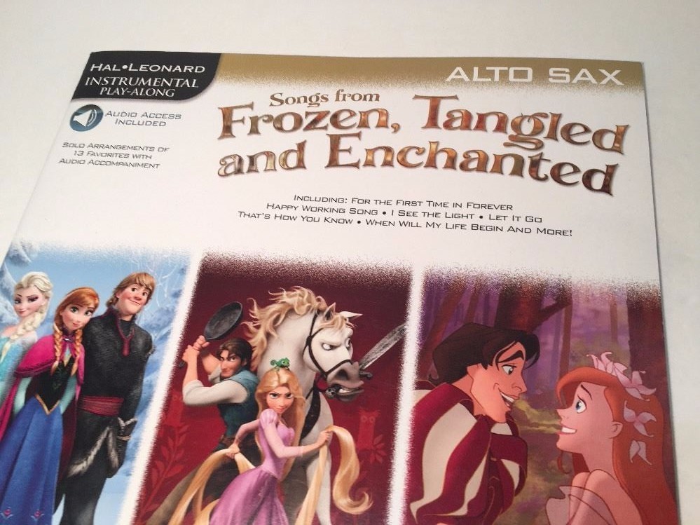 Songs from Frozen, Tangled and Enchanted: Alto Sax Instrumental Play-A-Long