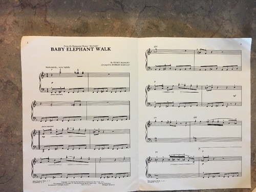 1983-Baby Elephant Walk & 1982-Chariots Of Fire Sheet Music