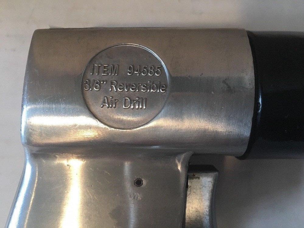 Central Pneumatic Air Drill Reversible 3/8