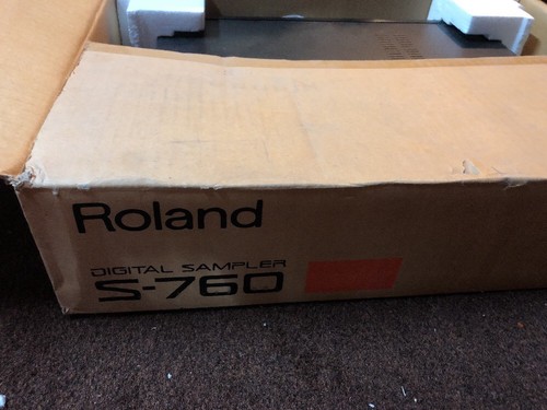 Roland S-760 S760, OP-760-1P, Books, MU-1 Mouse, Hard Drive, Etc, Made In Japan