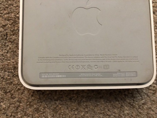 Apple Airport Extreme Wireless N WiFi Base Station 4th Gen - A1354