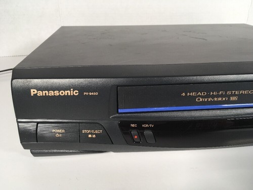 Panasonic VHS VCR Video Cassette Recorder Player Stereo 4 Head Hi Fi Japan