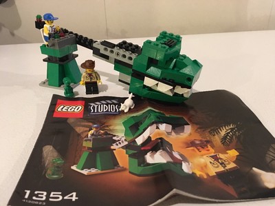 Lego Studios 1354 Dino Head Attack - 100% complete (2001) RETIRED & RARE!