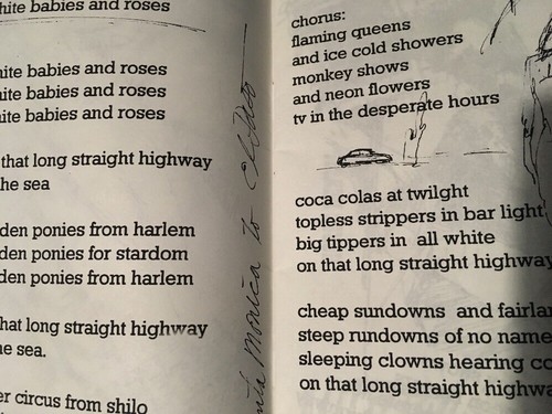 rare 1993 John Stewart book w/drawings & unpublished  song lyrics folk