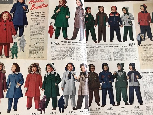 Vtg 1950 SEARS ROEBUCK and Co. Fall and Winter Store Catalog~Fashion Toys Tools