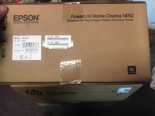 Brand New Sealed Epson Home Cinema 1450 1080p 3LCD Projector V11H836020