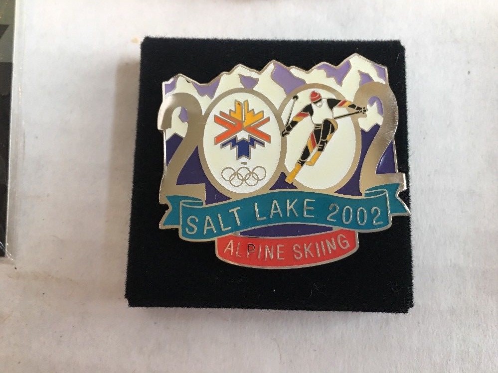 Olympics Salt Lake City Pins 2002 Lot of 5 Pins Valentine Sking Limited Edition
