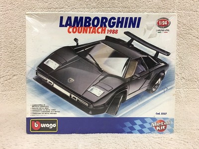 Burago Lamborghini Countach 1988 1/24 Metal Kit Model Car Cod. 5537