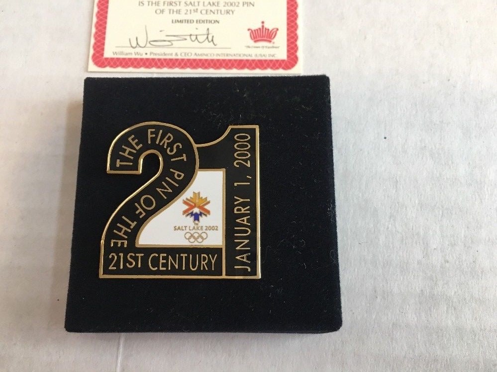 Olympics Salt Lake City Pins 2002 Lot of 5 Pins Valentine Sking Limited Edition