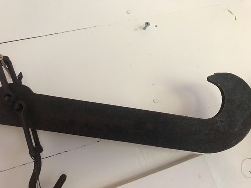 Antique Beam Balance hang Scale Cotton Tobacco Grain Pea Weight 1916