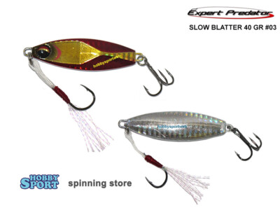 SLOW BLATTER CAST OVAL 40 GR EXPERT COL.03  RED GOLD 7 CM METAL JIG SLOW PITCH