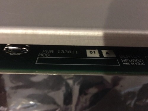 Bently Nevada 3500/60 Temperature Monitor Card Pwa 133811-01 A. Used Working