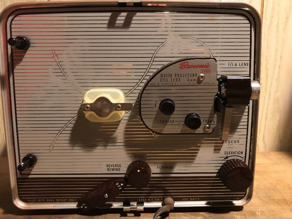 Vintage Kodak Brownie 300 Movie Projector 8mm w/Original Box