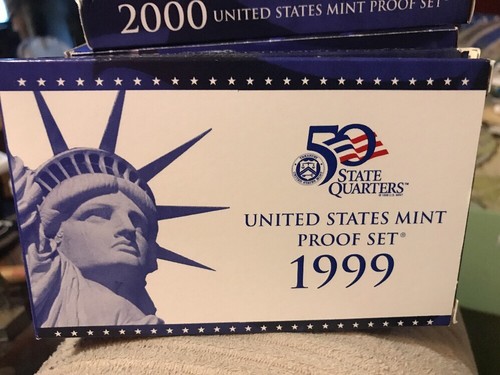 1999 -2005 US Mint Proof Sets Plus One 1999 Quarter Proof Set