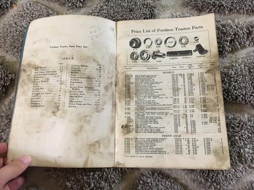 Fordson Antique Tractor Manual John Deere D Oliver Farmall Hart Parr Case Rumely