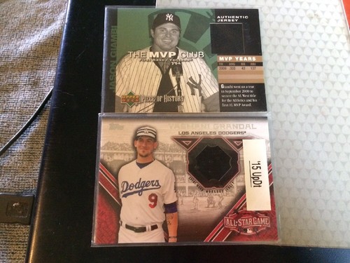 LOT 9 UPPER DECK TOPPS BASEBALL STITCHES SWATCHES AUTHENTIC JERSEY CARDS