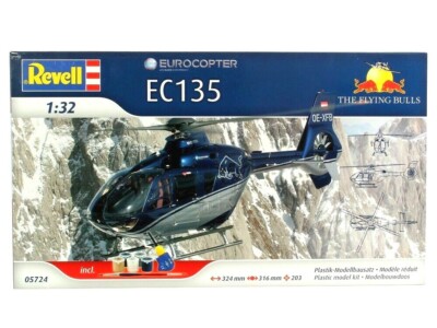 REVELL 05724 EUROCOPTER EC135 THE FLYING BULLS MODEL KIT ECHELLE 1:32 NEUF