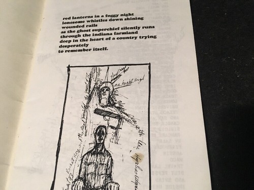 rare 1993 John Stewart book w/drawings & unpublished  song lyrics folk