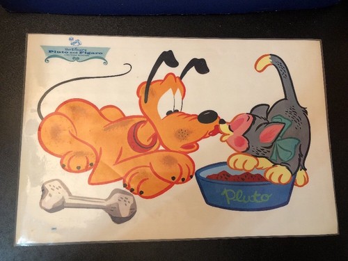 Vtg Disney Hedwin Table/Place Mats 17x11 Mary Poppins Pinocchio Donald Mickey