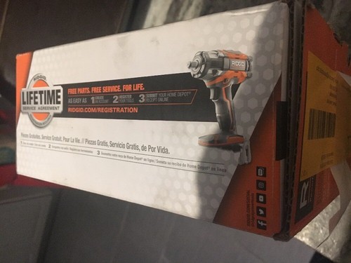 Brand New Ridgid R86011B Brushless Impact Wrench 3-Speed 450 Ft/Lbs