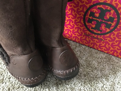 Tory Burch Moccasin Mukluk Women's Boots Size 7 *EUC*