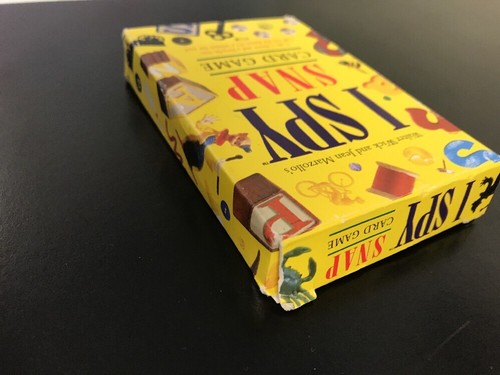 I Spy Snap Card Game 1998 48 Cards +Game Rules