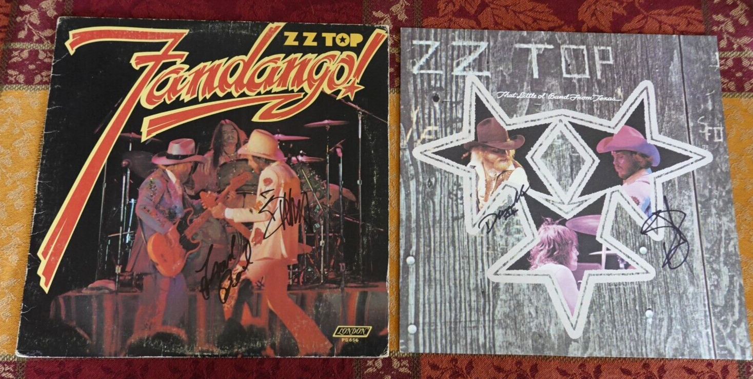 ZZ Top - Signed Fandango Album and Inner sleeve all 3