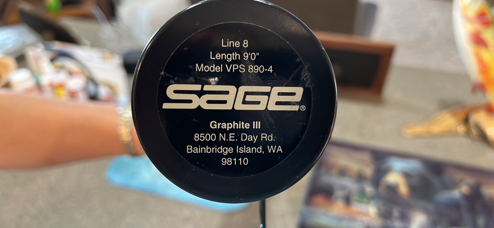 SAGE 8 wt. Fly Rod Model VPS 890-4, Graphite III, 9 ft., 4 SAGE 8 wt. Fly Rod Model VPS 890-4, Graphite III, 9 ft., 4
