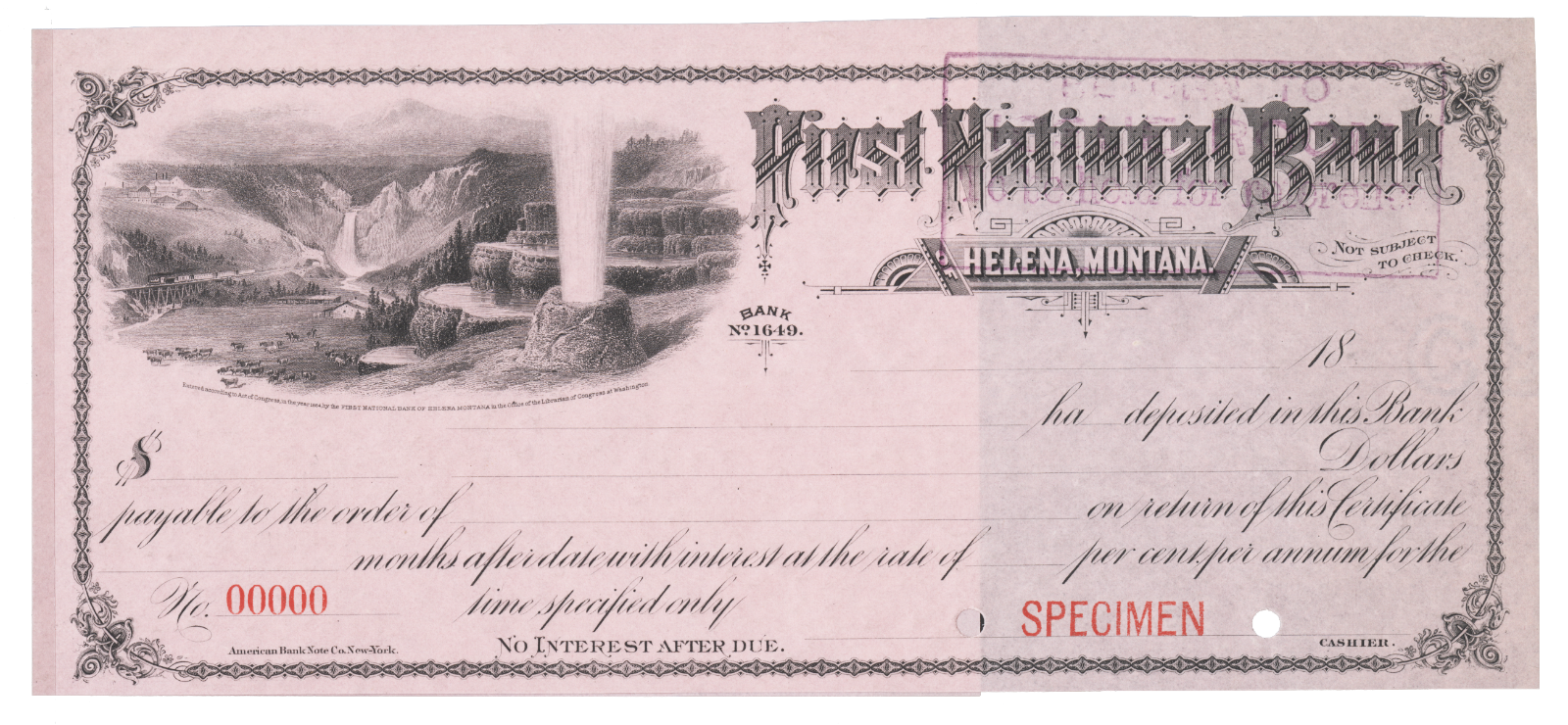 The First National Bank - Helena, Montana
