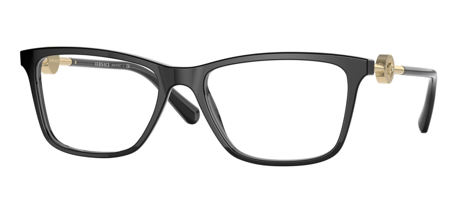 VERSACE スクエアフレムメカネ 0VE3297D 108 Versace 0VE3297D 108 - Havana Square Eye Women's Eyeglasses