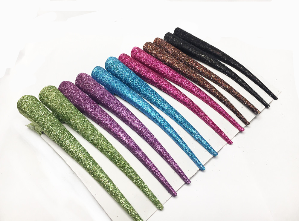Haarspange  Clip Schnabelspange Alligatorspange Haarklammer Klemme 13cm (16)
