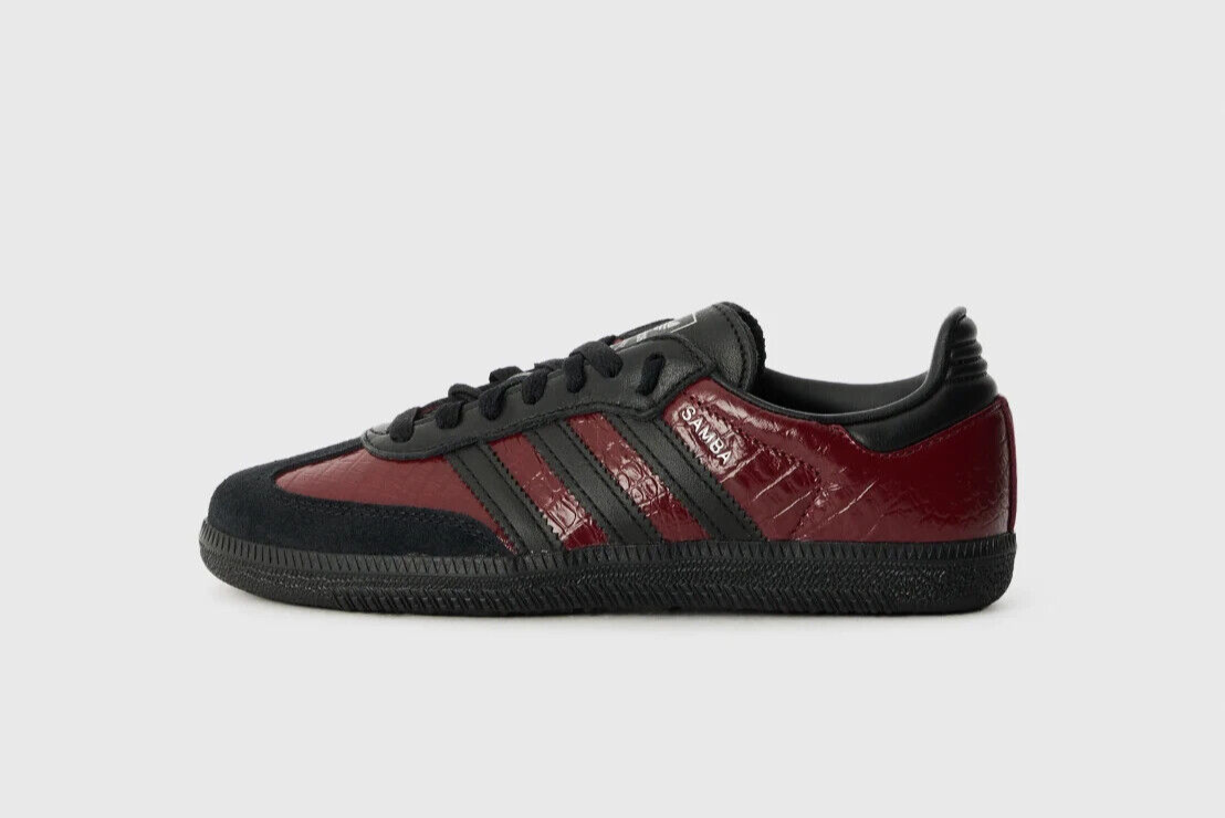 adidas Samba OG Sneaker in Shadow Red and Black | eBay