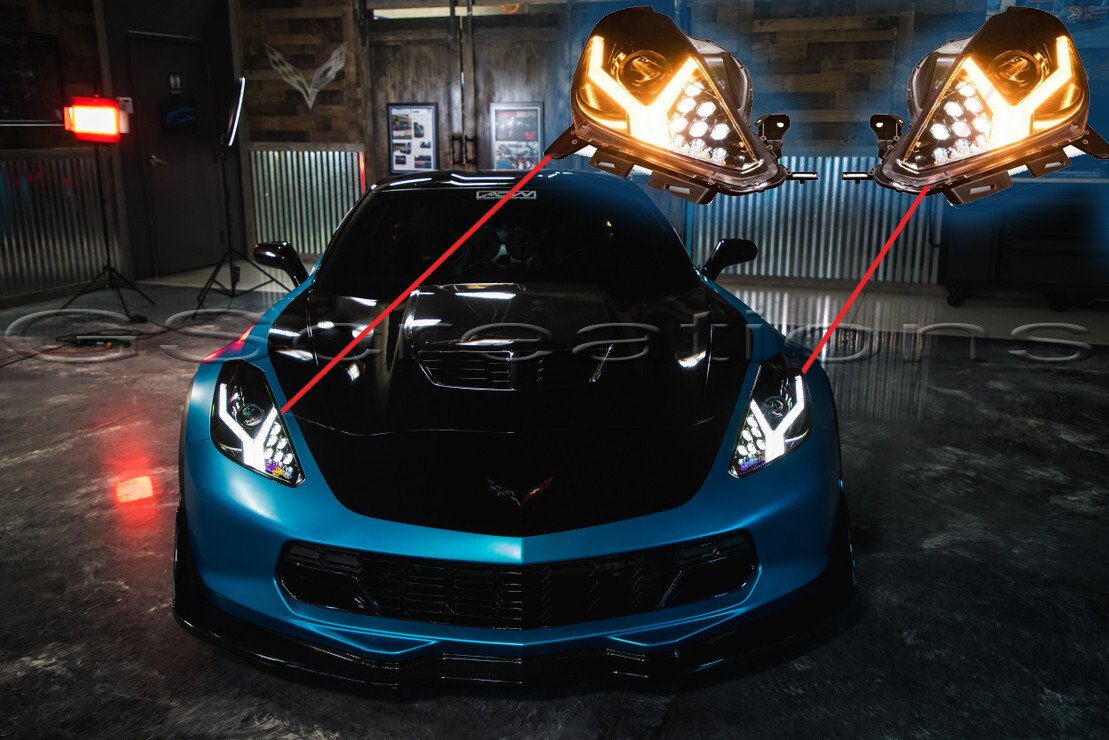 Morimoto XB LED Headlights 4 2014-2019 C7 Corvette Stingray