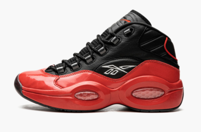 Red iverson deals shoes